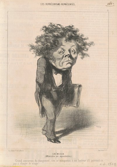 Adolphe Cremieux de Honoré Daumier