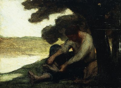 Depois do banho; Apres le Bain, c.1846 de Honoré Daumier