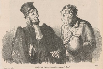 Ah! Você é... o que você quer... de Honoré Daumier
