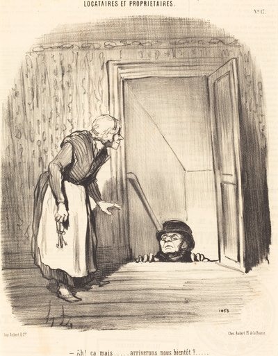 Ah! ça mais... chegarrons-nous bientôt? de Honoré Daumier