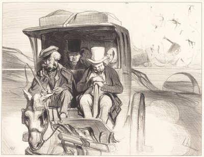 Vamos lá então... que diabos carrapato... de Honoré Daumier
