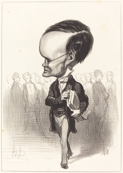 Braço. Jacques Lherbette de Honoré Daumier