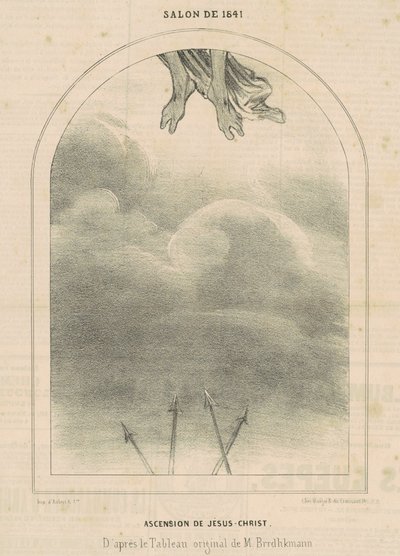 Ascensão de Jesus Cristo de Honoré Daumier