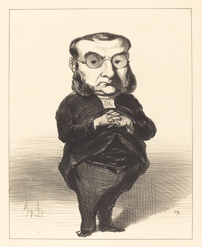 At. L. Charles Coquerel de Honoré Daumier