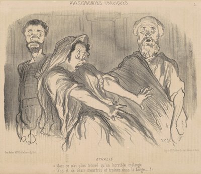 Atalia de Honoré Daumier