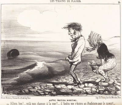 Outra emoção marítima de Honoré Daumier