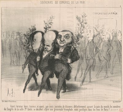 Terminado o seu trabalho... de Honoré Daumier