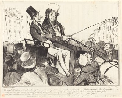 Bertrand, diga-me, se eles iam nos fazer... de Honoré Daumier