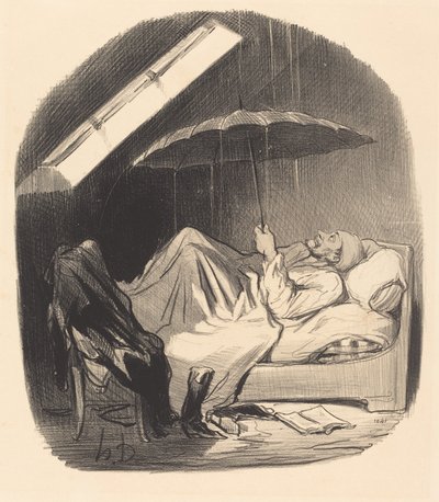 Proprietário ladrão... de Honoré Daumier