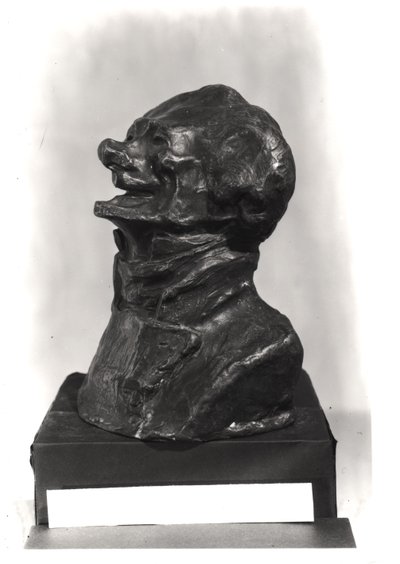 Busto de Charles Philipon (1800-62), c.1833 (bronze) de Honoré Daumier