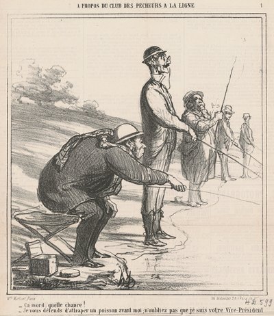 Ele morde, que sorte! Eu te defendo... de Honoré Daumier