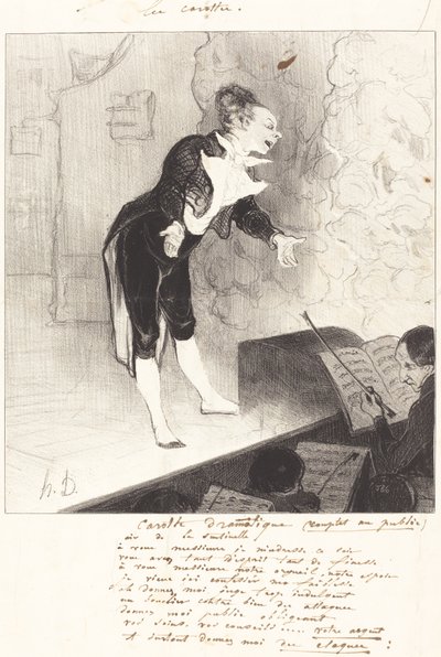 Carotte dramática de Honoré Daumier