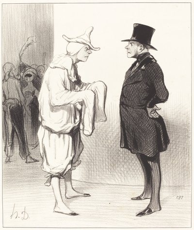 Cenoura de outfielder de Honoré Daumier