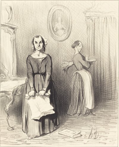 Este jornal acha o meu trabalho lamentável... de Honoré Daumier