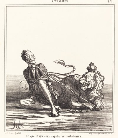 O que a Inglaterra chama de hífen de Honoré Daumier