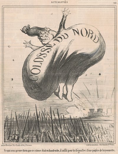 O que nos prova... que este colosso... de Honoré Daumier