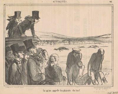 O que chamamos de prazeres do relvado de Honoré Daumier