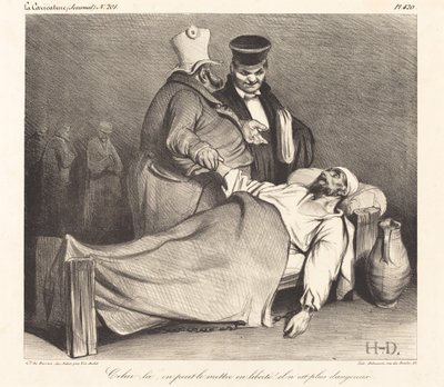 Este, podemos libertá-lo! (Este podemos libertar! Ele não é mais perigoso!) de Honoré Daumier