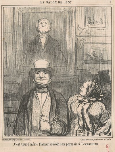 É tudo o mesmo lisonjeiro ter de Honoré Daumier