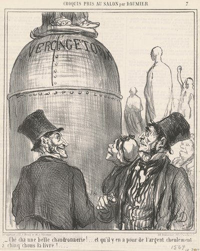 Ché cha uma bela caldeiraria! de Honoré Daumier