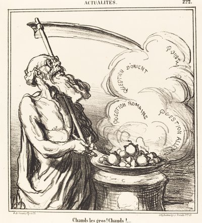 Grandes caras quentes! quente!... de Honoré Daumier