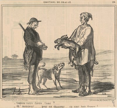 Quanto sua lebre, amigo? de Honoré Daumier