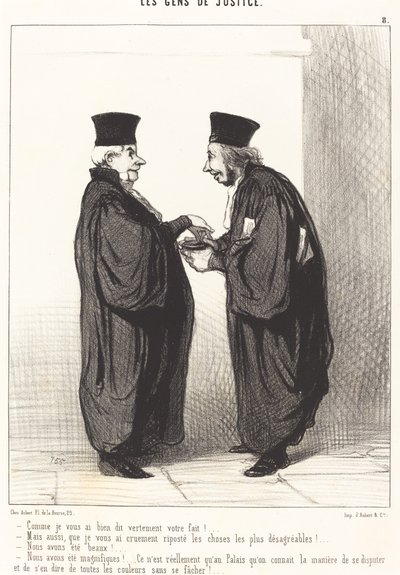 Como eu disse a você redondamente seu feito! de Honoré Daumier