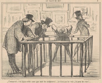 Como, é nesta adega que... de Honoré Daumier