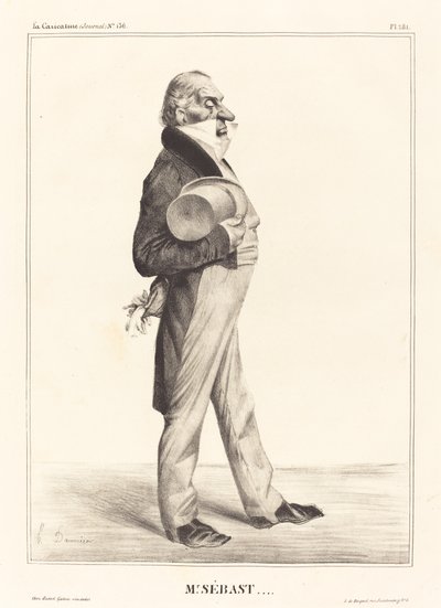 Comte Horace Sébastiani de Honoré Daumier