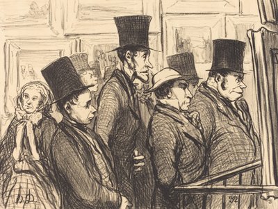 Cristi... aqui está um bife bem passado!... de Honoré Daumier