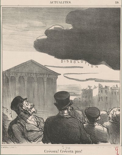 irá criar! Não vai criar! de Honoré Daumier