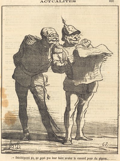 Obviamente não podemos... de Honoré Daumier