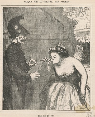Deusa mas não orgulhosa de Honoré Daumier