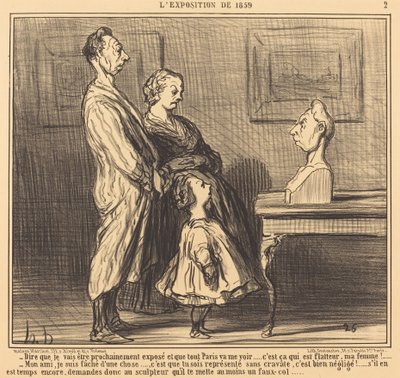 Para dizer que vou ser... exposto... de Honoré Daumier
