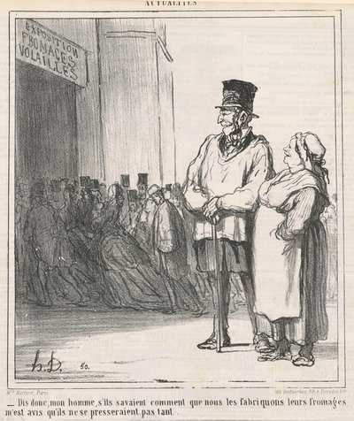 Diga, meu homem, se eles soubessem... de Honoré Daumier
