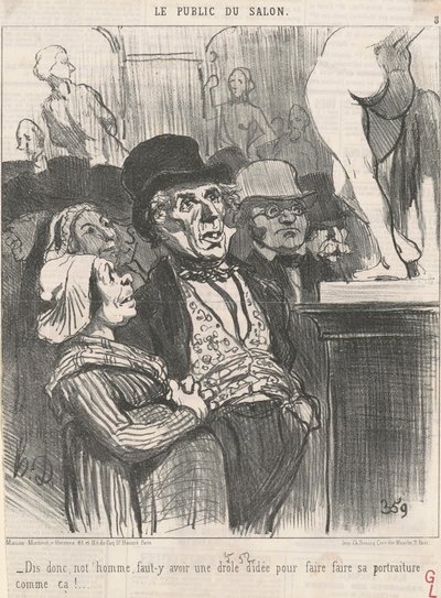 Diga, nosso homem, deve... de Honoré Daumier