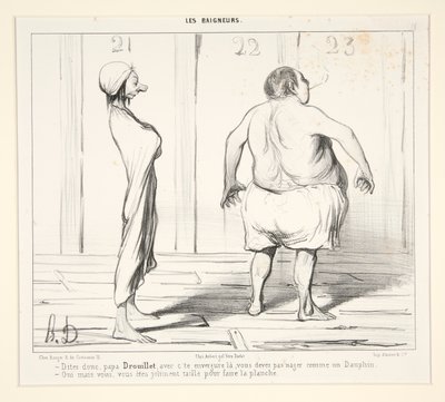Diga, papai Drouillet, com c de Honoré Daumier