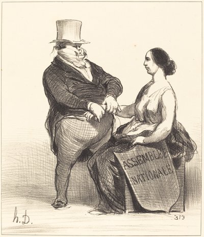 Docteur... je ne suis pas aussi malade... de Honoré Daumier