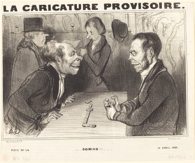 Dominó!! de Honoré Daumier