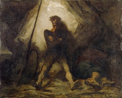 Vigília de Dom Quixote, 1855-56 de Honoré Daumier