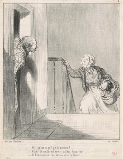 Ei! O que há de novo? ... de Honoré Daumier