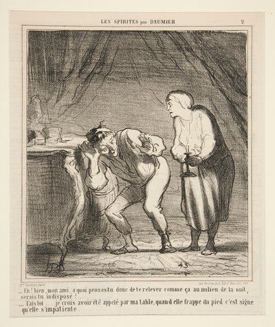 Bem, meu amigo, o que achas de te levantares dessa maneira de Honoré Daumier