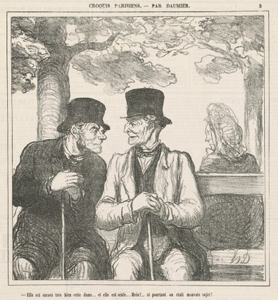 Ela ainda é muito boa, essa senhora... de Honoré Daumier