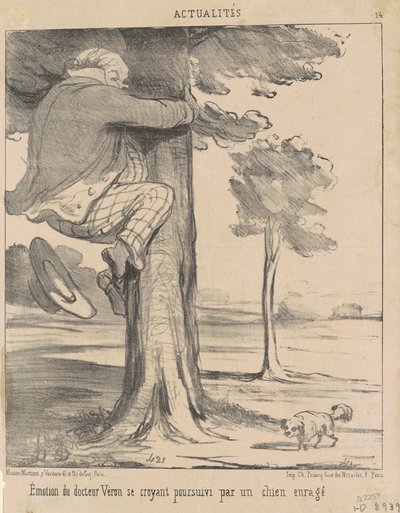 Emoção do Doutor Véron... de Honoré Daumier