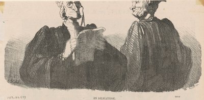 Na delicadeza de Honoré Daumier