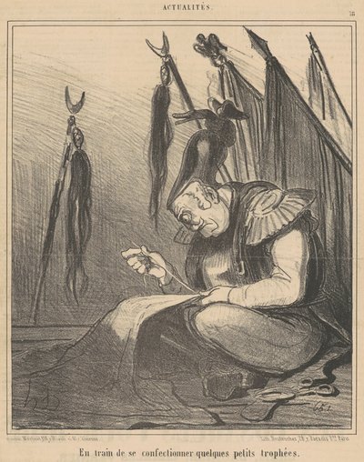 No processo de ... fazendo alguns de Honoré Daumier