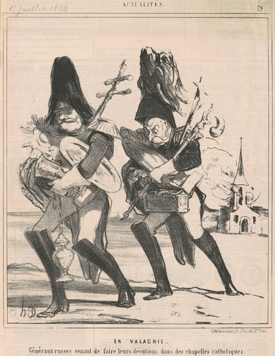 Na Valáquia de Honoré Daumier