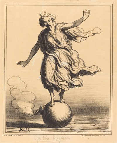 Balança Europeia de Honoré Daumier