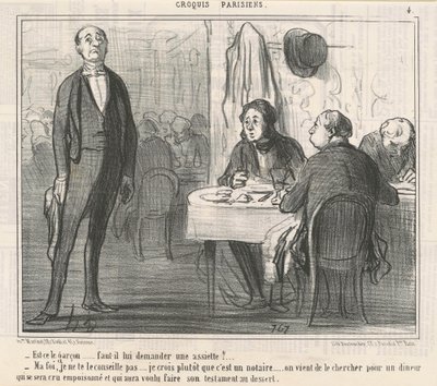 É o menino? de Honoré Daumier