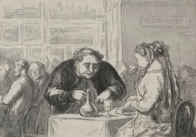 Exposição de artes plásticas: por amor à arte e chop buffet de Honoré Daumier